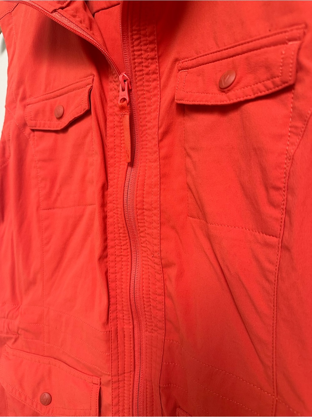 Eddie Bauer Travex Coral Utility Vest Women’s Large Multi‑Pocket Zip Front - Picture 3 of 10